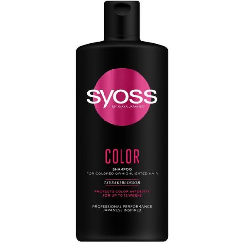 Sampon pentru par vopsit - syoss professional performance japanese inspired color shampoo for colored of highlighted hair, 440 ml