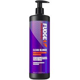 Sampon reparator pentru par blond - fudge clean blonde shampoo, 1000 ml