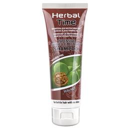Sampon revitalizant cu nuci - herbal time intensive shine elasticity shampoo - 250 ml