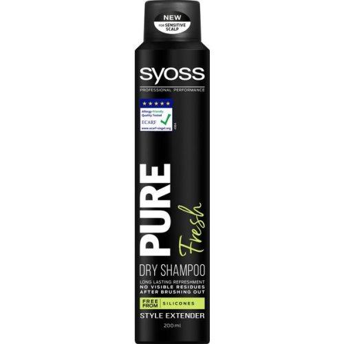Sampon uscat - syoss professional performance pure fresh dry shampoo, 200 ml