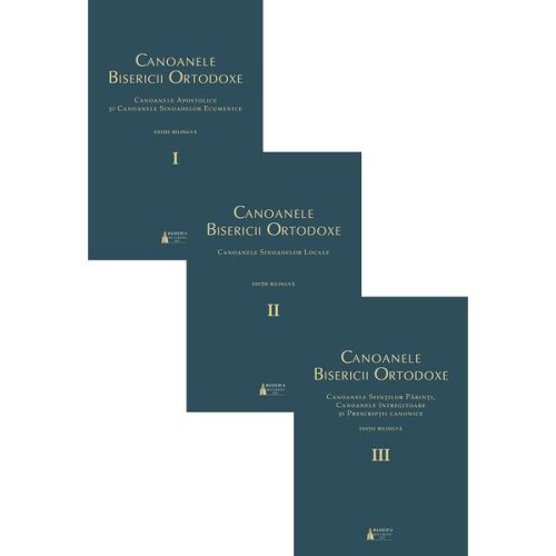Set 3 volume: canoanele bisericii ortodoxe, editura basilica