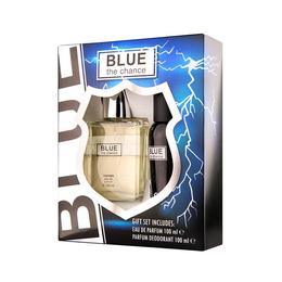 Set cadou barbati blue the chance - apa de parfum 100 ml + deodorant 100 ml
