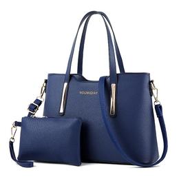 Set geanta si portofel bonprix albastra