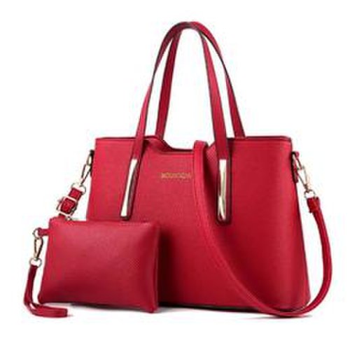 Set geanta si portofel bonprix rosie