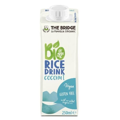 Short life - lapte din orez cu cocos bio the bridge, 250ml