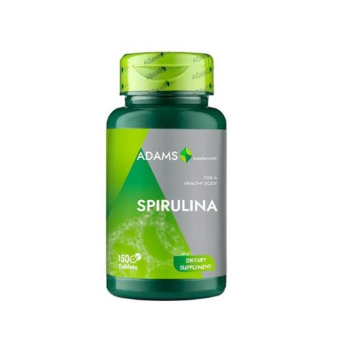 Spirulina 400 mg adams supplements, 150 tablete
