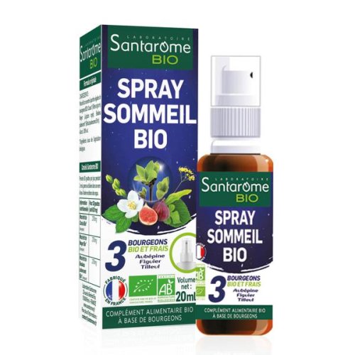 Spray pentru ameliorarea insomniei - santarome bio spray sommeil bio, 20ml