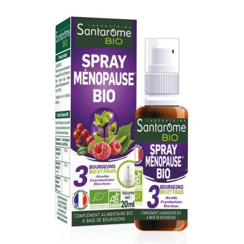 Spray pentru ameliorarea simptomelor in menopauza - santarome bio spray menopause bio, 20ml