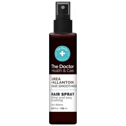 Spray pentru netezire - the doctor health   care urea + allantoin hair smoothness hair spray shine and easy brushing, 150 ml