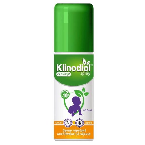 Spray repelent pentru tantari si capuse cu eucalipt pentru copii - klintensiv klinodiol spray, 100 ml