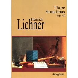Three sonatinas op. 49 - heinrich lichner, editura arpeggione