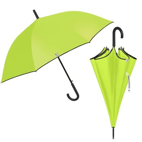 Umbrela ploaie automata baston culoare verde neon