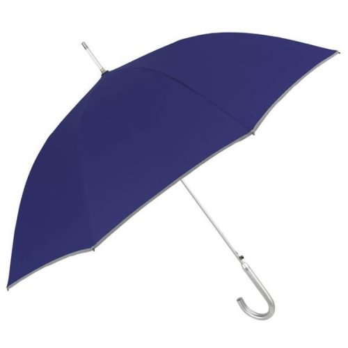 Umbrela ploaie automata baston model clasic albastra