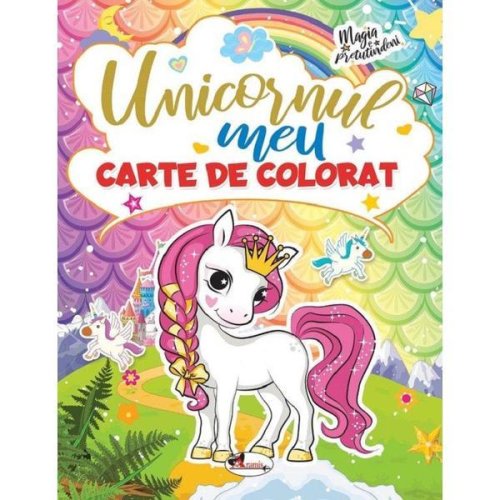 Nedefinit Unicornul meu - carte de colorat