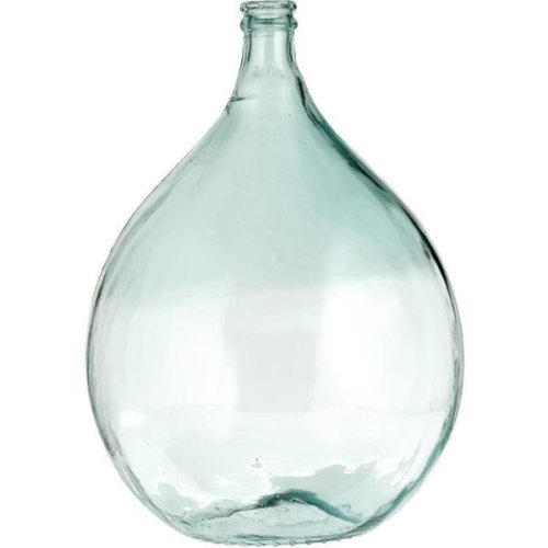 Vaza drop, sticla, albastru deschis, 40×56 cm