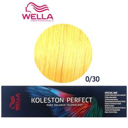 Vopsea crema permanenta mixton - wella professionals koleston perfect special mix, nuanta 0/30 auriu