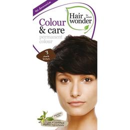 Vopsea par naturala, colour   care, 3 dark brown, hairwonder