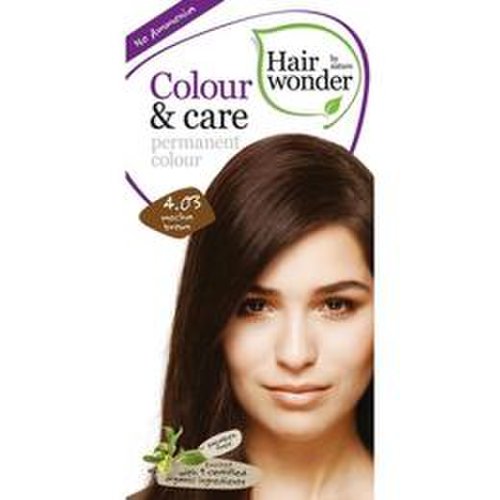 Vopsea par naturala, colour   care, 4.03 mocha brown, hairwonder
