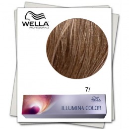 Vopsea permanenta - wella professionals illumina color nuanta 7/ blond mediu 