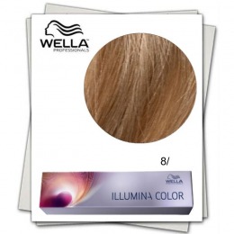 Vopsea permanenta - wella professionals illumina color nuanta 8/ blond deschis 
