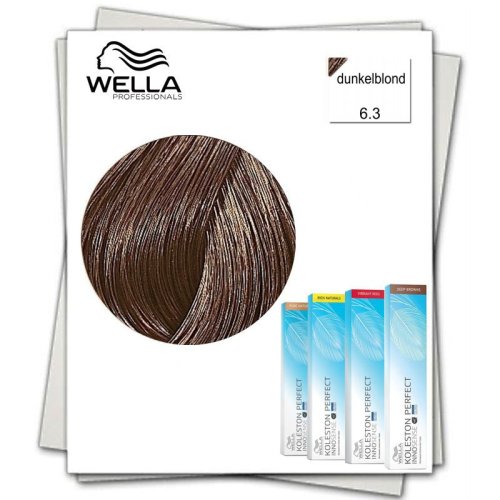 Vopsea permanenta - Wella Professionals koleston perfect innosense nuanta 6/3 blond inchis auriu