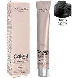 Vopsea profesionala cu extract de goji - maxxelle colora ultracolor antiage haircolor, nuanta intensifier dark grey