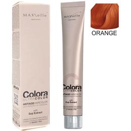 Vopsea profesionala cu extract de goji - maxxelle colora ultracolor antiage haircolor, nuanta orange