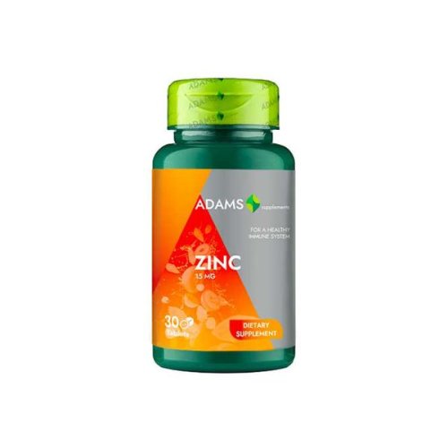 Zinc 15 mg adams supplements, 30 tablete