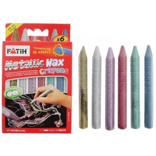 Creion color 6 cerat metalic fatih