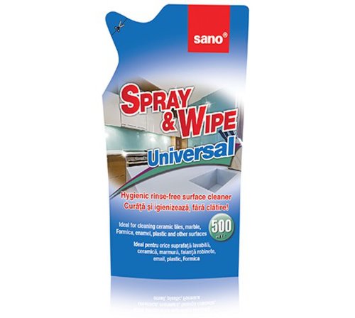 Sano universal spray wipe rez 500 ml