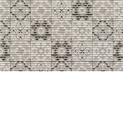 Covoras baie friedola tile antique antiderapant nuante de gri dreptunghiular din spuma pvc 48x80cm cod 77715