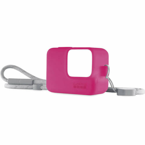 Accesoriu camere video gopro gopro sleeve + lanyard electric pink