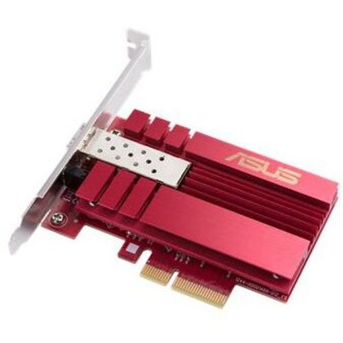 Asus 10g pcie network adapter; sfp+ port for optical fiber transmission and dac cable, hyper-fast 10gbps