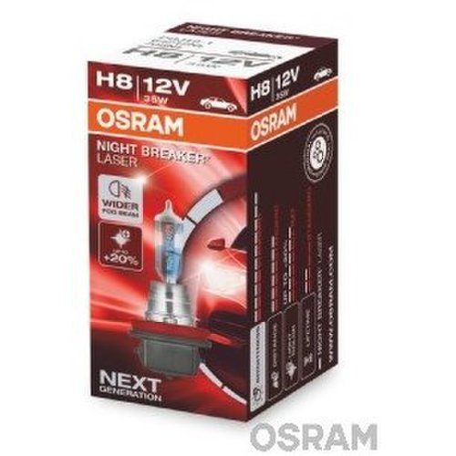 Osram Bec night breaker laser next generation h8 12v 35w pgj19-1