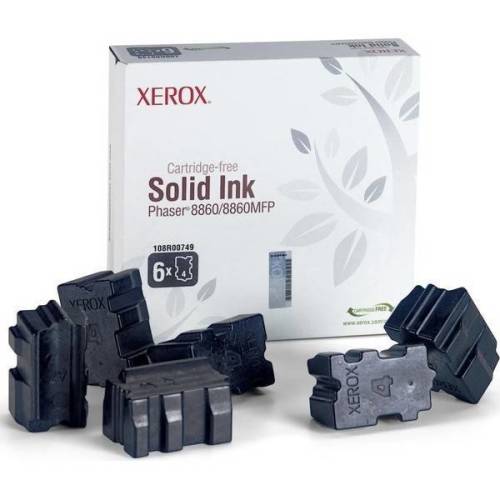 Cartus xerox genuine xerox solid ink black, phaser 8860 (6 sticks) phaser 8860 mfp 108r00820
