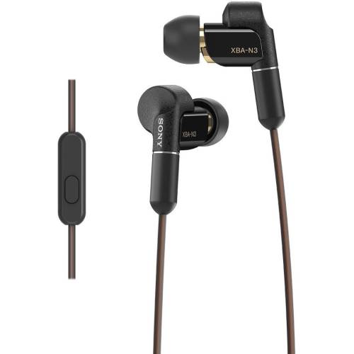 Casti audio in-ear xban3ap, hi-res, control telefon, negru