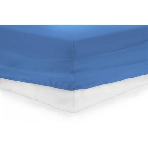 Cearsaf de pat cu elastic hr-zsheet, 140 x 200 cm, albastru
