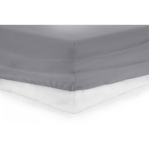 Cearsaf de pat cu elastic hr-zsheet-140grey, 140 x 200 cm, gri