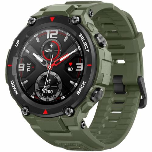 Ceas smartwatch amazfit t-rex, army green