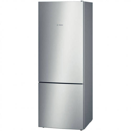Combina frigorifica lowfrost kgv58vl31s, 505 l, afisaj led, clasa a++, argintiu