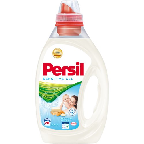 Detergent lichid persil sensitive gel, 20 spalari, 1l