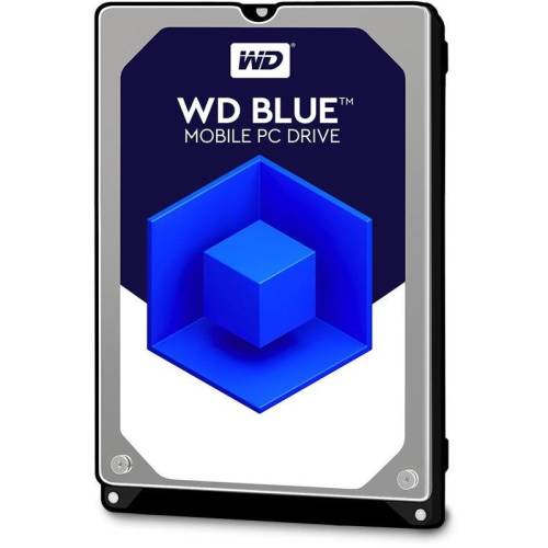 Hard disk notebook wd blue, 1tb, sata-iii, 5400 rpm, cache 128mb, 7 mm