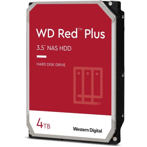Hard disk red plus 4tb sata-iii 5400rpm 128mb