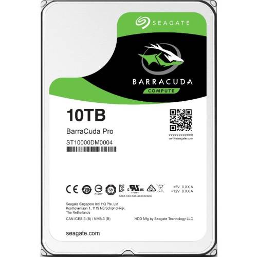 Hard disk seagate barracuda pro 10tb sata-iii 7200rpm 256mb