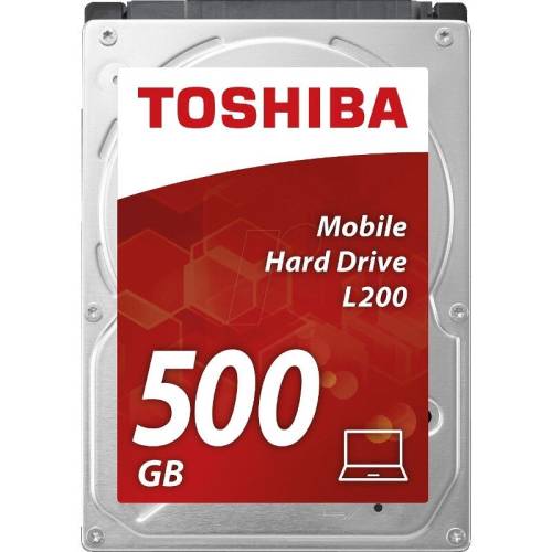 Toshiba Hdd notebook l200 2.5 500gb, 5400rpm, bulk