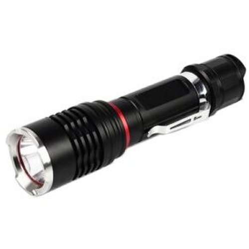 Lanterna led 250 lm, mufa microusb pt incarcare, high-middle-low-strobe-sos, battery:3 x aaa