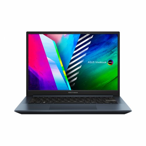 Laptop asus 14'' vivobook pro 14 oled k3400pa, 2.8k 90hz, procesor intel® core™ i5-11300h (8m cache, up to 4.40 ghz, with ipu), 8gb ddr4, 512gb ssd, intel iris xe, win 11 pro, quiet blue