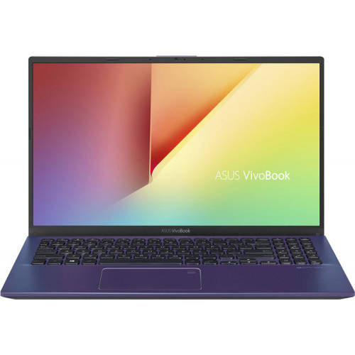 Laptop asus 15.6'' vivobook 15 x512fa, fhd, intel core i3-8145u, 4gb ddr4, 256gb ssd, gma uhd 620, no os, peacock blue