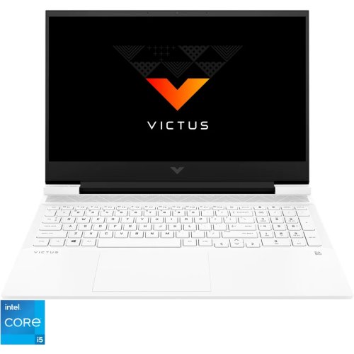 Laptop gaming victus by hp 16-d0041nq cu procesor intel® core™ i5-11400h, 16.1, full hd, 144hz, 8gb, 512gb ssd, nvidia® geforce rtx™ 3050 ti 4gb, free dos, ceramic white