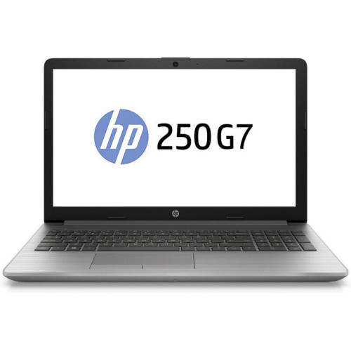 Laptop hp 15.6 250 g7, fhd, intel core i3-7020u , 4gb ddr4, 128gb ssd, gma hd 620, freedos, silver